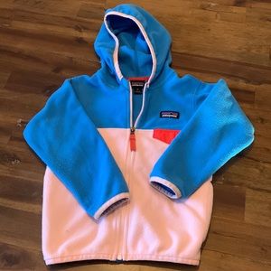 Kids Patagonia zip up fleece jacket size 3T good condition